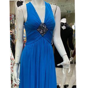 Women's Sexy V Neck Prom wedding Bridesmaid long maxi Dress with sequin Y2K